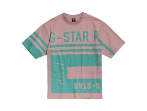 T-shirt με κοντά μανίκια G-Star Raw SCARF GRAPHIC BOXY FIT T-SHIRT UNISEX