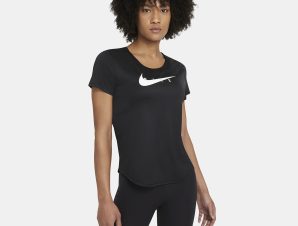 Nike Swoosh Γυναικείο T-Shirt Για Τρέξιμο (9000076789_52357)